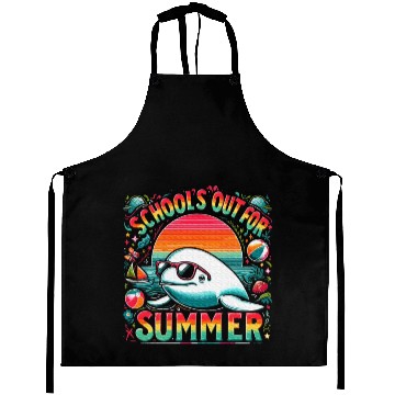 Discover Schools Out For Summer Teacher Beluga Whale Aprons
