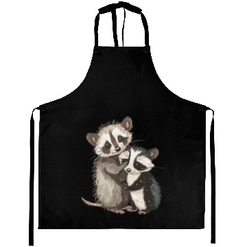 Discover Opossum and raccoon Aprons