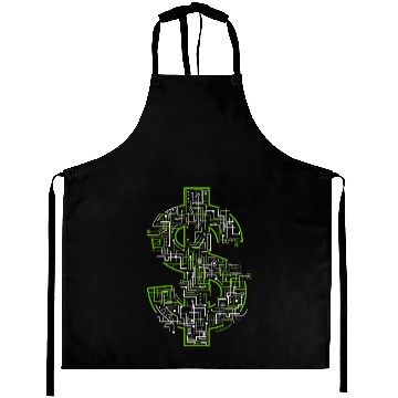 Discover money robot Aprons