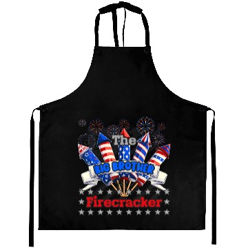 Discover Big Brother Funny Firecracker 4th Of July Firework Aprons