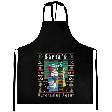 Discover Santas Elfs Ugly Christmas Purchasing-Agent Aprons