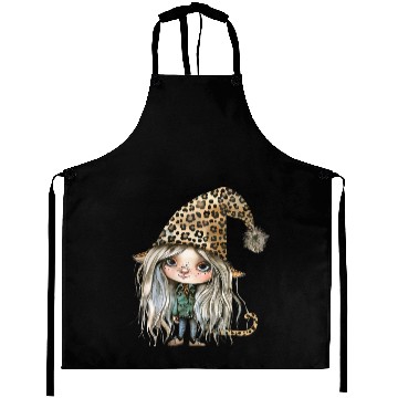 Discover Leopard Print Gnome Clipart Images, Girly Aprons
