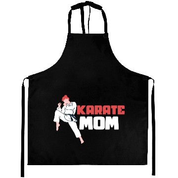Discover Karate Mom Karateka Self Defence Fighter Aprons