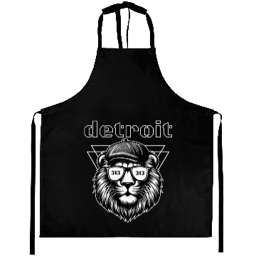 Discover Detroit Cool Cat Aprons