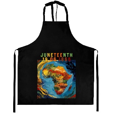 Discover Juneteenth 1865 Africa Map Aprons