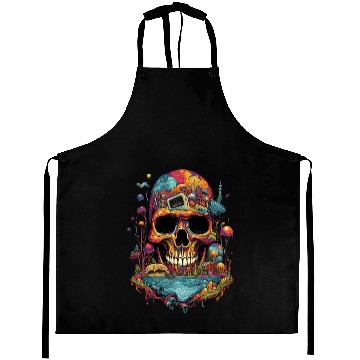 Discover Fantasy Skull Aprons