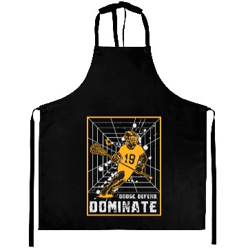 Discover Dodge, Defend, Dominate Lacrosse Gift Aprons