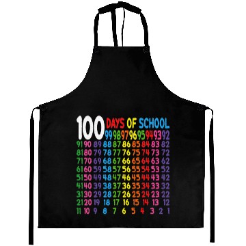 Discover 100th Day of School Teacher Aprons