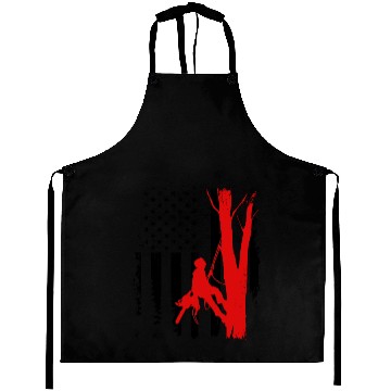 Discover American Flag Arborist For Men Cool Tree Lover Aprons