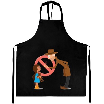 Discover Prevents the child from going with a stranger Aprons