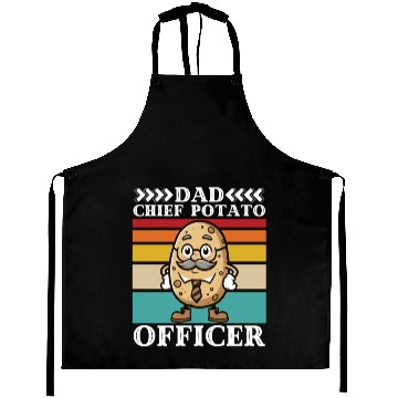 Discover Dad chief potato officer Aprons