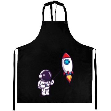 Discover play with rocket balloon Aprons