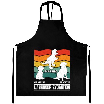 Discover Labrador Lover LABRADOR EVOLUTION Funny Aprons
