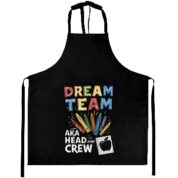 Discover Head Start Dream Team Squad Teacher Back To School Aprons