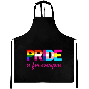 Discover LGBTQ Pride Rainbow Colors Typography Aprons
