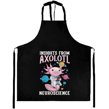 Discover Axolotl Science Teacher Mexican Salamander Aprons