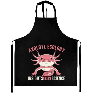 Discover Axolotl Science Teacher Mexican Salamander Aprons