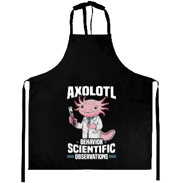 Discover Axolotl Science Teacher Mexican Salamander Aprons