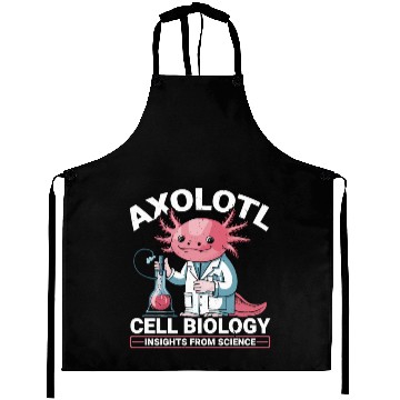 Discover Axolotl Science Teacher Mexican Salamander Aprons