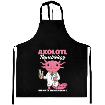 Discover Axolotl Science Teacher Mexican Salamander Aprons