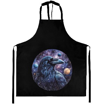 Discover Celestial Raven Clipart Clipart, Crow Bird Witch Aprons