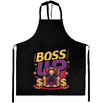 Discover Boss Up Monkey Design Aprons