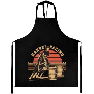 Discover Retro Themed Barrel Racing Gifts Aprons