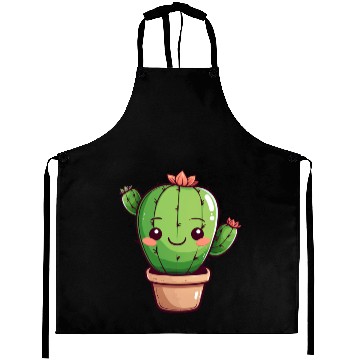 Discover Cute Kawaii Cactus Clipart, Cute Cactus PNG Aprons