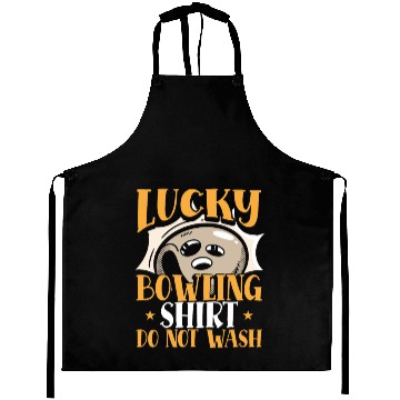 Discover Lucky BowlingDo Not Wash Bowling Lover Aprons