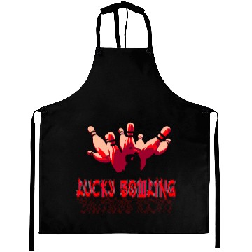 Discover Toon red lucky bowling Ball cracker Aprons