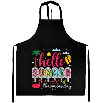 Discover Happy Last Day of School Teacher Aprons