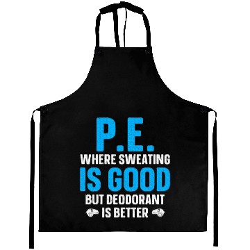 Discover PE Teacher Art Gym Teacher Appreciation Aprons