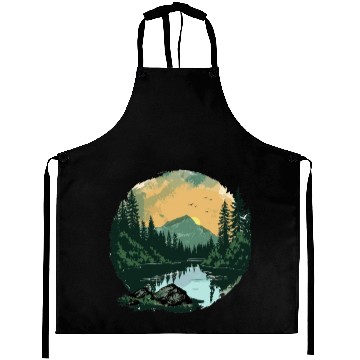 Discover Forest Bathing Japanese Nature Forest Bather Aprons