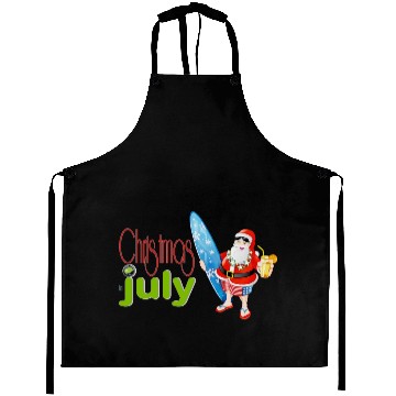 Discover christmas in july Aprons