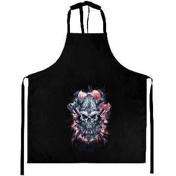 Discover "Warrior Spirit - Viking Skull Design" Aprons
