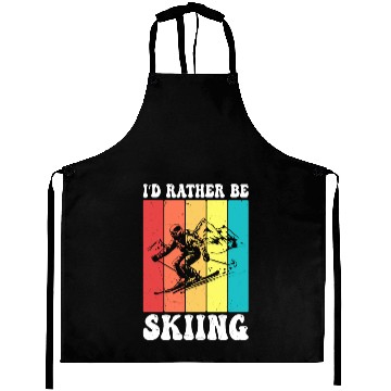 Discover I d Rather Be Skiing Aprons