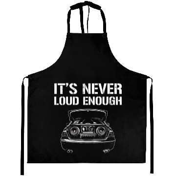 Discover It's Never Loud Enough, technician car audio Aprons
