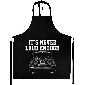 Discover It's Never Loud Enough, technician car audio Aprons