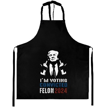 Discover Yes I'm Voting Convicted Felon 2024 Aprons