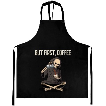 Discover But First, Coffee Aprons