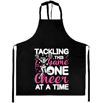Discover Tackling This Game One Cheer At A Time for a Aprons