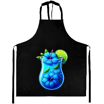 Discover Blue hibiscus tea Aprons