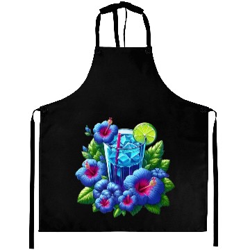Discover Blue hibiscus tea Aprons