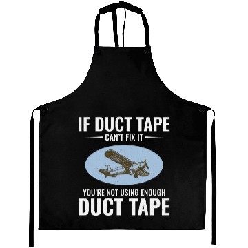 Discover Aircraft Mechanic Aviation Technician Duct Tape Aprons