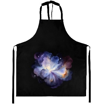 Discover Stellar Watercolor - Supernova Celestial Eruption Aprons