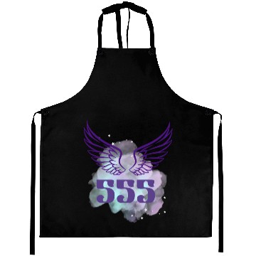 Discover Angel number 555 design Aprons