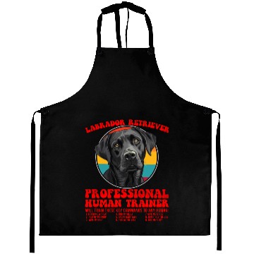 Discover LABRADOR RETRIEVER PROFESSIONAL HUMAN TRAINER Aprons