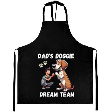 Discover Dad's Doggie Dream Team - Dog Dad Father's Day Aprons
