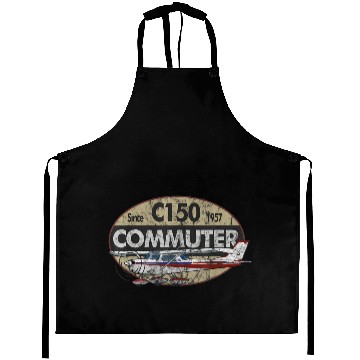 Discover C 150 Commuter Airplane Vintage Aprons