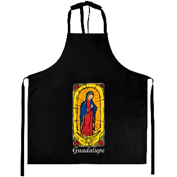 Discover Guadalupe (dark) Aprons